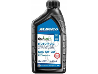 Масло моторное acdelco (19432351) dexos-1 5w-30 sp, 0,946л