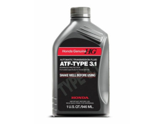 Масло трансмиссионное acura atf-type 3.1, 0,946 л