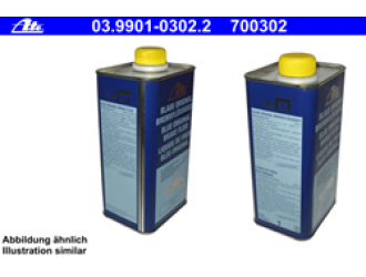 Жидкость тормозная dot 3, "blaue original", 1л