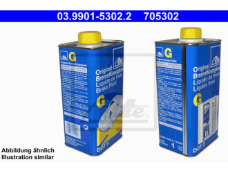 Жидкость тормозная dot 3, "brake fluid g", 1л