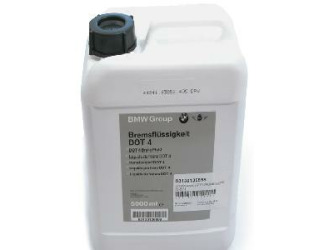 Жидкость тормозная dot 4, "brake fluid", 5л