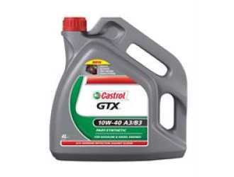 Масло моторное полусинтетическое "gtx a3/b3 10w-40", 4л