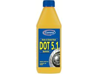 Жидкость тормозная dot 5.1, "brake fluid", 1л