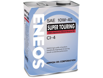 Масло моторное синтетическое "super touring ci-4 10w-40", 4л