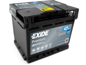 Аккумулятор exide premium 12v 47ah 450a