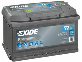 Аккумулятор exide premium 12v 72ah 720a