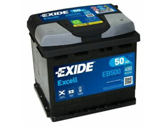 Аккумулятор exide excell 12v 50ah 450a