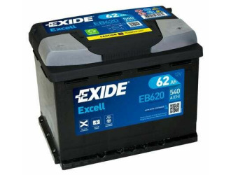 Аккумулятор exide excell 12v 62ah 540a