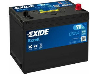 Аккумулятор exide excell 12v 70ah 540a