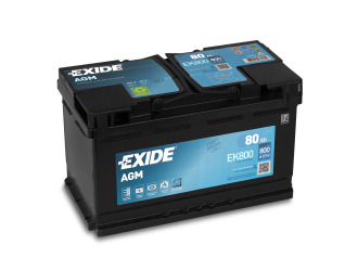Аккумулятор exide start-stop agm 12v 80ah 800a
