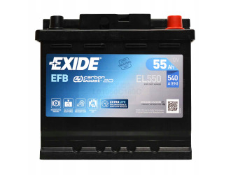 Аккумулятор exide start-stop efb 12v 55ah 540a
