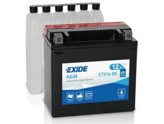 Аккумулятор exide moto agm 12v 12ah 200a