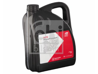 Жидкость тормозная dot 4, "brake fluid", 5л