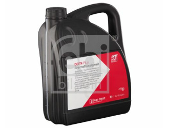 Жидкость тормозная dot 4, "brake fluid plus", 5л