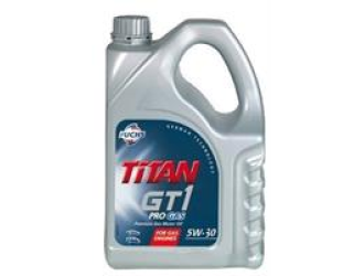 Масло моторное синтетическое "titan gt1 pro gas 5w-30", 4л