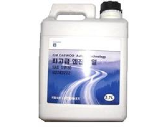 Масло моторное синтетическое "gm daewoo 5w-30", 2.7л