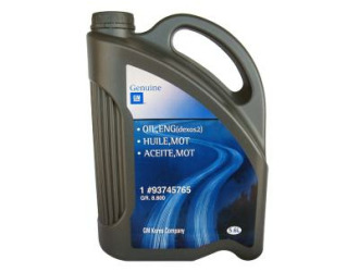 Масло моторное синтетическое "gm oil, eng(dexos2) 5w-30", 5.6л