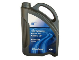 Масло моторное синтетическое "gm oil, eng(dexos1) 5w-30", 6л
