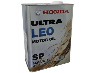 Масло моторное honda ultra leo 0w-20 sp / gf-6, 4 л 