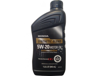 Масло моторное honda synthetic blend 5w-20 sp gf-6, 0,946л