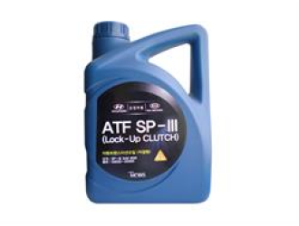 Масло трансмиссионное для акпп hyundai atf sp-iii, 4л