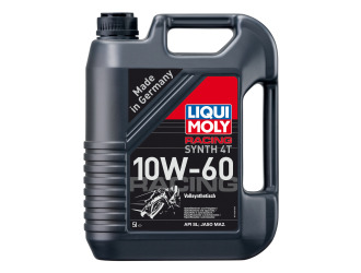 Масло моторное синтетическое "racing synth 4t 10w-60", 5л