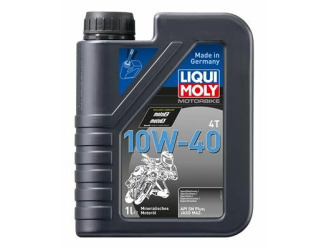 Масло моторное минеральное "motorbike 4t basic street 10w-40", 1л