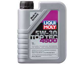 Масло моторное полусинтетическое "top tec 4500 5w-30", 1л