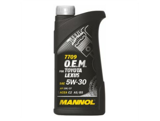 Масло моторное синтетическое "7709 o.e.m. for toyota lexus 5w-30", 1л