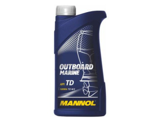 Масло моторное полусинтетическое "outboard marine", 1л