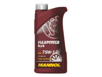 Масло трансмиссионное синтетическое "4х4 maxpower 75w-140", 1л
