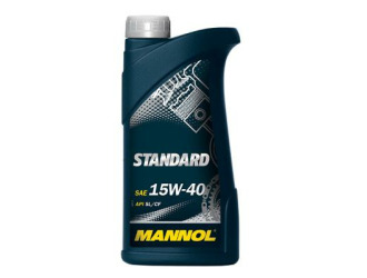 Масло моторное минеральное "standard 15w-40", 1л