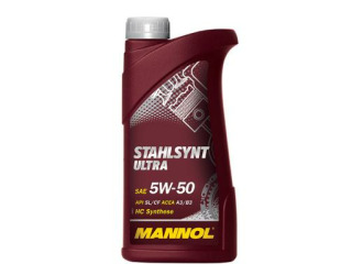 Масло моторное синтетическое "stahlsynt ultra 5w-50", 1л