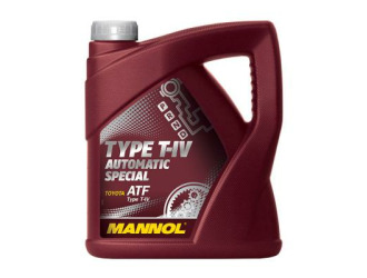 Масло трансмиссионное полусинтетическое "type t-iv automatic special", 4л