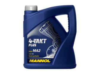 Масло моторное полусинтетическое "4-takt plus 10w-40", 4л