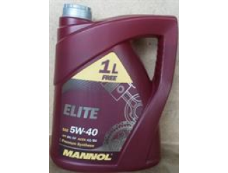 Масло моторное синтетическое "elite 5w-40", 5л