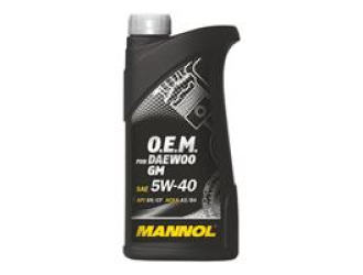 Масло моторное синтетическое "7711 o.e.m. for daewoo gm 5w-40", 1л