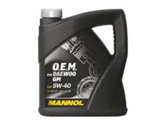 Масло моторное синтетическое "7711 o.e.m. for daewoo gm 5w-40", 4л