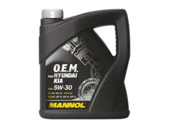 Масло моторное синтетическое "7713 o.e.m. for hyundai kia 5w-30", 4л