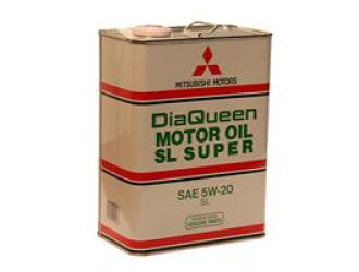 Масло моторное синтетическое "diaqueen sl super 5w-20", 4л