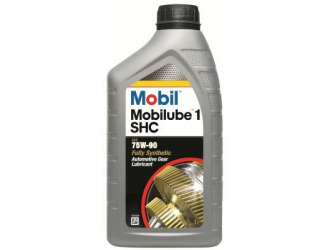 Масло трансмиссионное синтетическое "mobilube 1 shc 75w-90", 1л