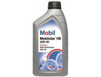 Масло трансмиссионное минеральное "mobilube hd 80w-90", 1л