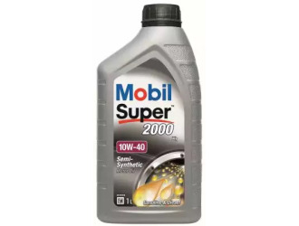 Масло моторное полусинт mobil super 2000 x1 10w-40 sl/cf, 1л