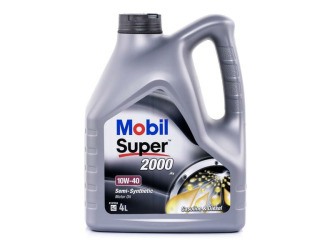 Масло моторное полусинт mobil super 2000 x1 10w-40 sl/cf, 4л