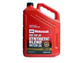 Масло моторное полусинтетическое "synthetic blend motor oil 5w-30", 5л