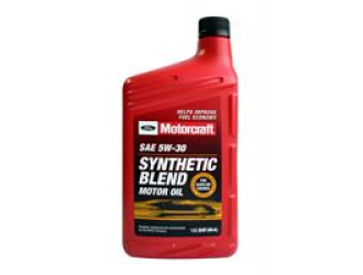Масло моторное полусинтетическое "synthetic blend motor oil 5w-30", 1л