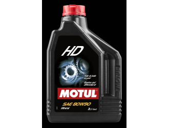 Масло трансмиссионное минеральное "hd 80w-90", 2л