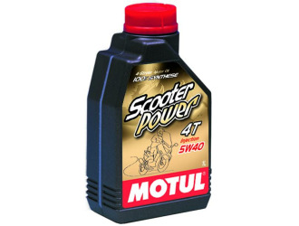 Масло моторное синтетическое "scooter power 4t 5w-40", 1л