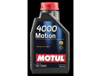 Масло моторное минеральное "4000 motion 15w-40", 1л