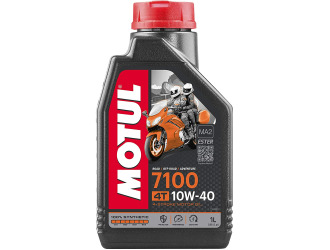 Масло моторное синт motul 7100 ester 4-такт 10w-40 sn jaso ma2, 1л